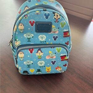 Loungefly Disney Blue Character Kids Backpack